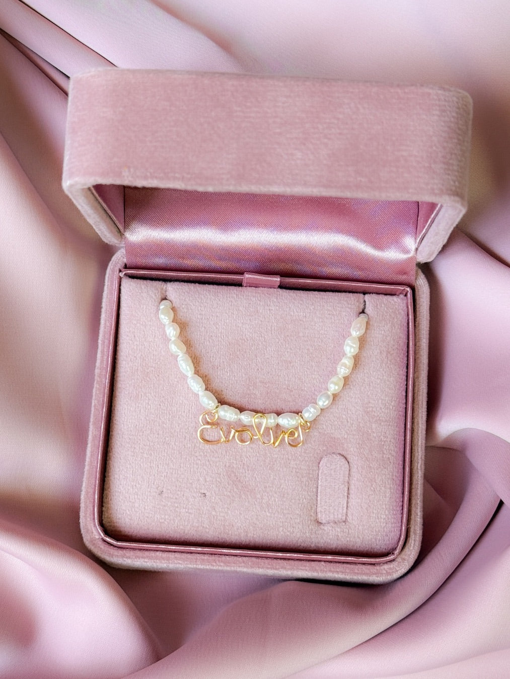 Choker personalizat din perle reale - Prélude