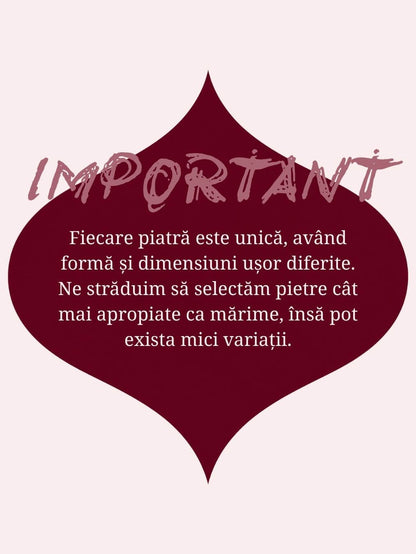 Colier personalizat ARGINTIU cu INITIALE si pietre semiprețioase