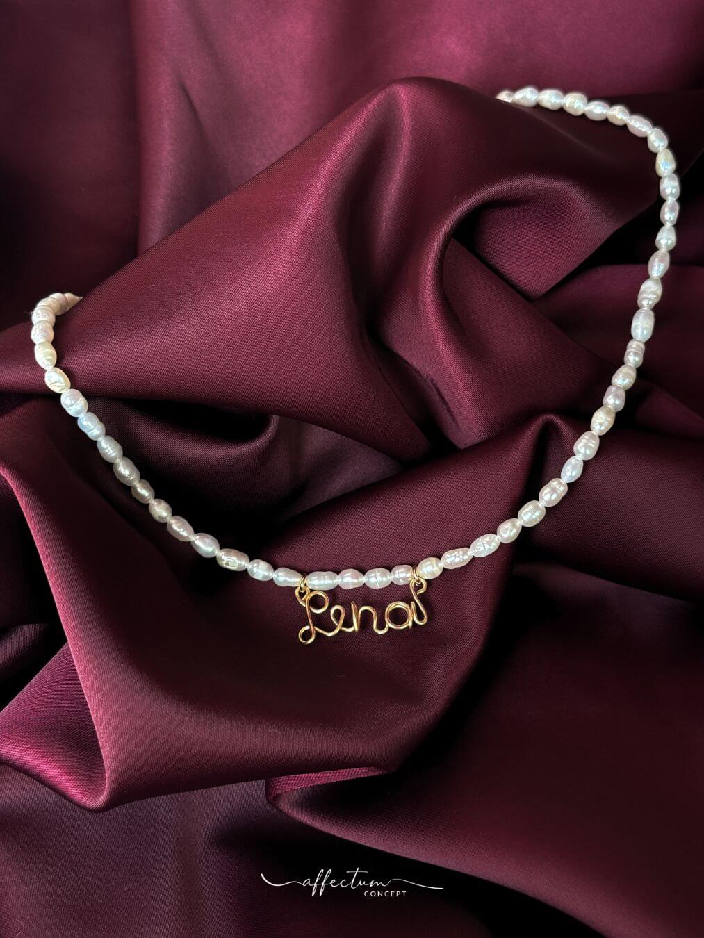 Choker personalizat din perle reale - Prélude