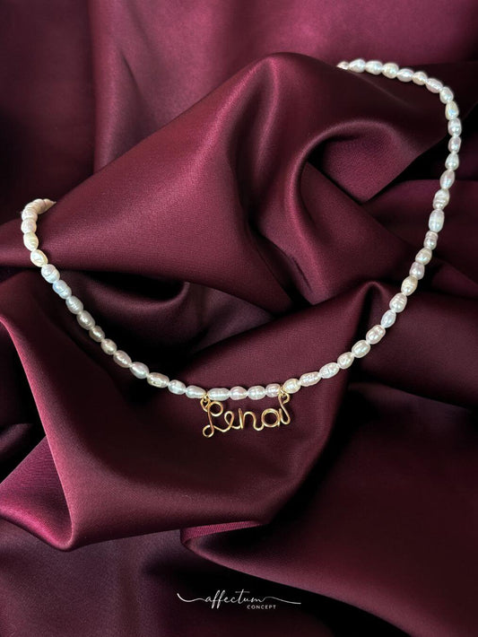 Choker personalizat din perle reale - Prélude
