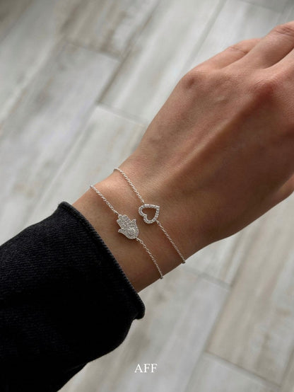 Close to my heart - Bratara din argint 925 cu cristale zirconia